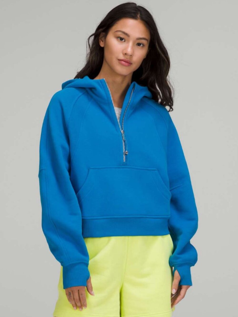 Lululemon Scuba Oversized Half-Zip Hoodie in Poolside XS/S